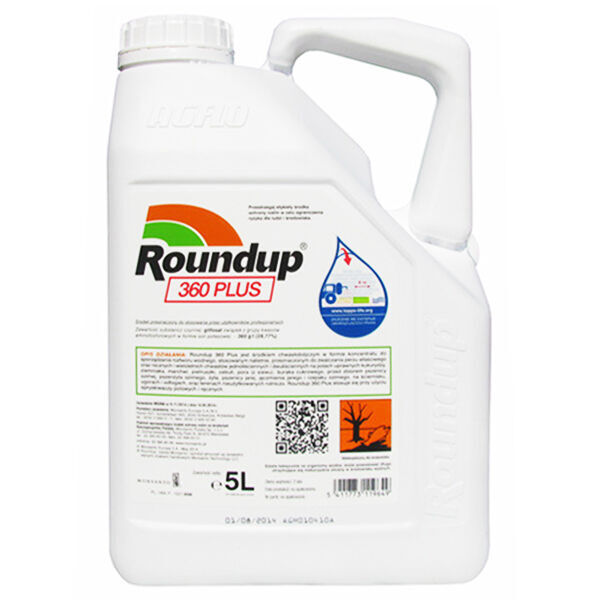 new Monsanto Roundup 360 SL Plus (Randap) 5L herbicide
