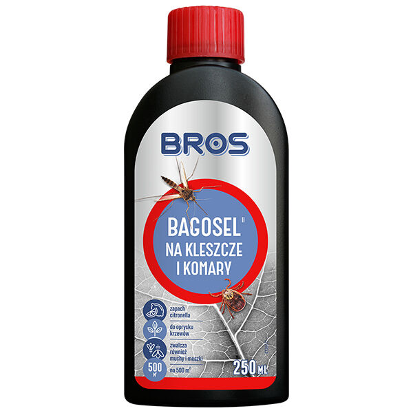 new Bros BAGOSEL 100EC na komary i meszki 250ML insecticide