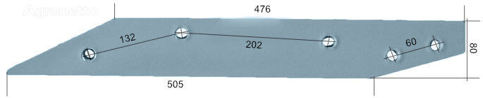 27080701/P landside plate for Rabewerk plough