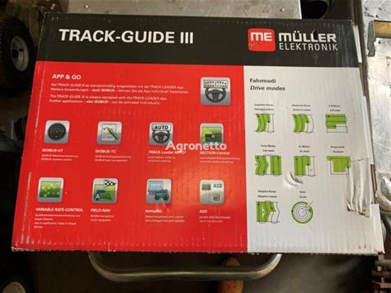 Müller Touch 800 navigation system for wheel tractor