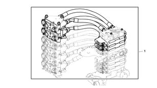 BRE10109 pneumatic valve for John Deere 9470RX crawler tractor