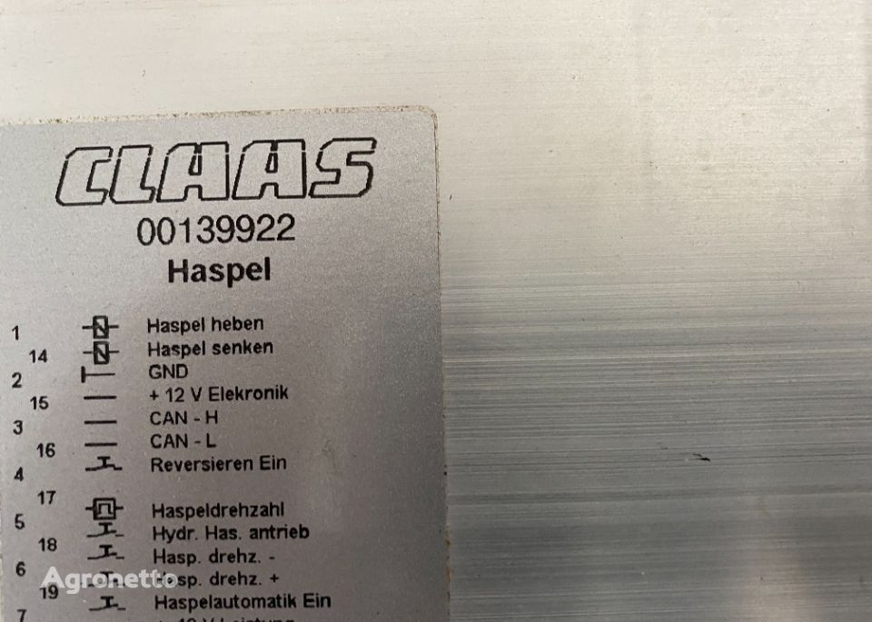 Claas Haspel 00139922 winding device for Claas LEXION  grain harvester