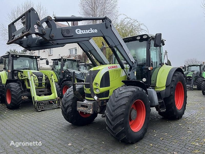 Claas ARION 640 CIS + QUICKE Q65 wheel tractor