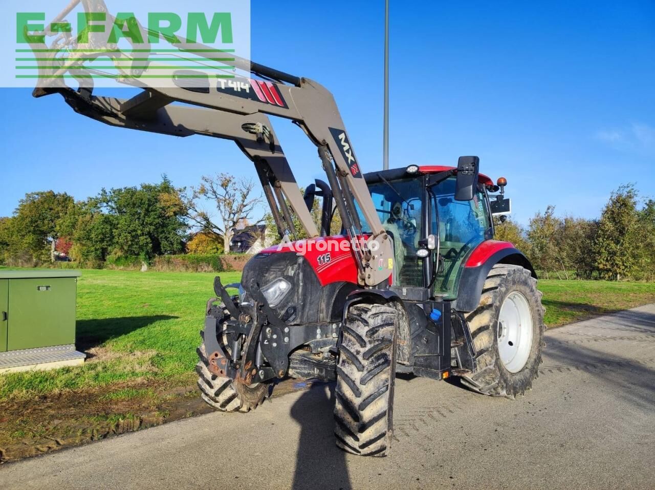 maxxum 115 wheel tractor